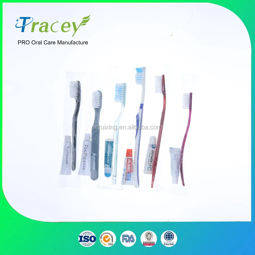 disposable travel toothbrush with toothpaste inside