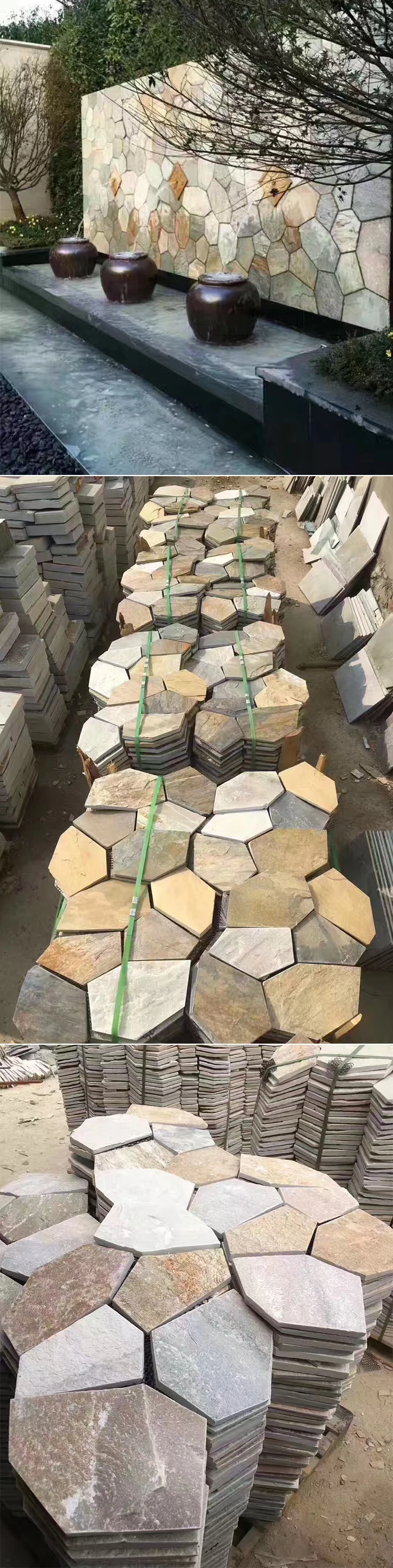 Hswt113 Decorative Garden Edging Stone/ Flagstone Floor Tile