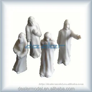 white arab model architectural model figure figure scale model