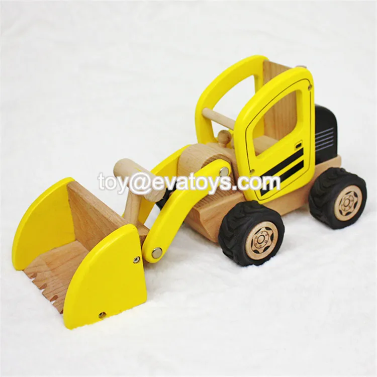 New Hottest Mini Kids Wooden Toy Excavator For Boys Attraction W04a290