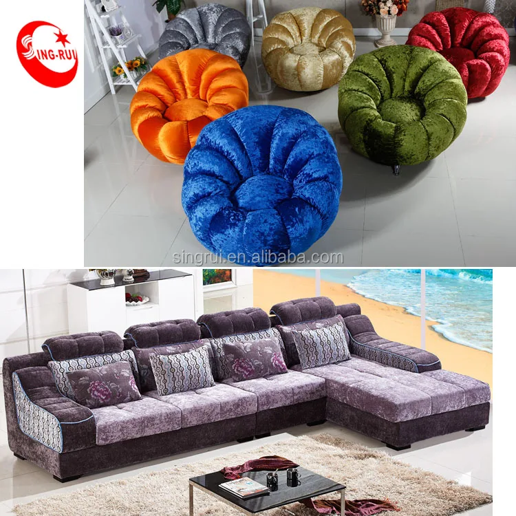 Retro And Nobel Style Upholstery Fabric Crush Silk Velvet Fabric For Sofa