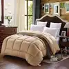 Microfiber Polyester turkish comforter sets turkey silk like quilted duvet