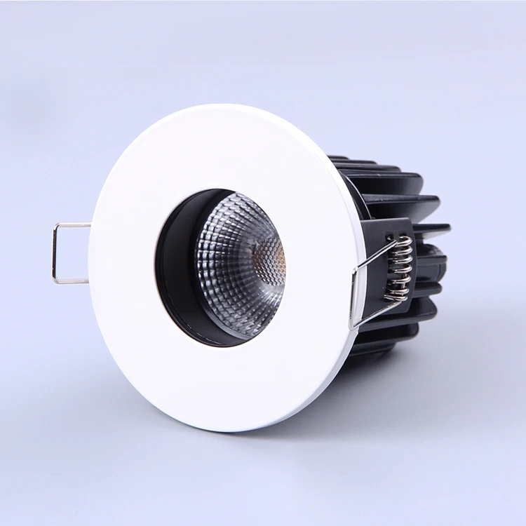 10W fixed IP65 led down lighting trimless 240v shower fire-proof lamp led cob downlights