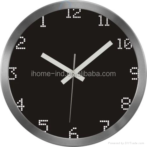 Backward Clock Clock Backwards Running Wall Clock Home Decorative(ih