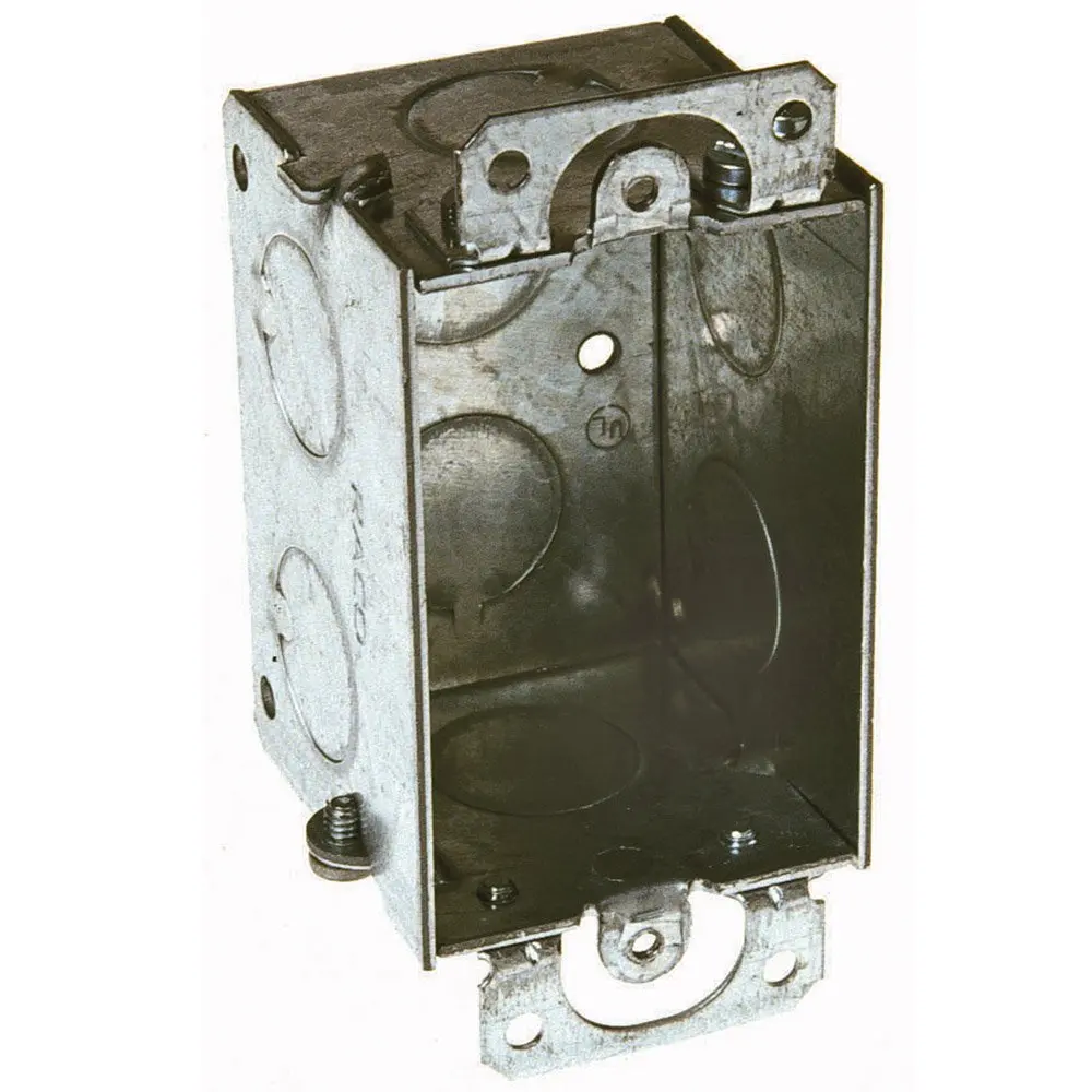 25-Pack Thomas /& Betts LXWOW-25 3-Inch Length by 2-Inch Width by 2-1//2-Inch Depth Galvanized 1 Gang Old Work Welded Construction Gangable Switch Box