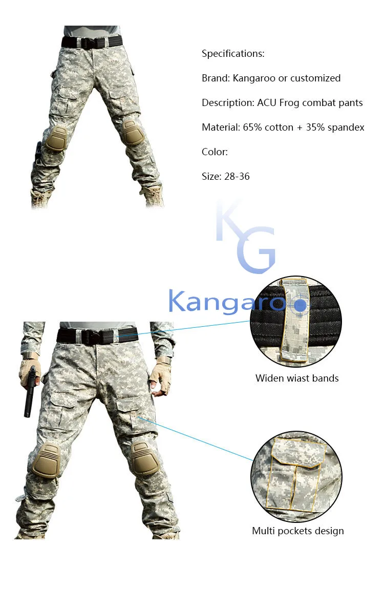 Wholesale Latest New Cotton Amerian Plus Size Men's Custom Military Combat Cargo Coat Pants.jpg
