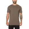 Wholesale Drop Shoulder Oversized Ripped Damaged black Solid Lightweight Men T Shirt