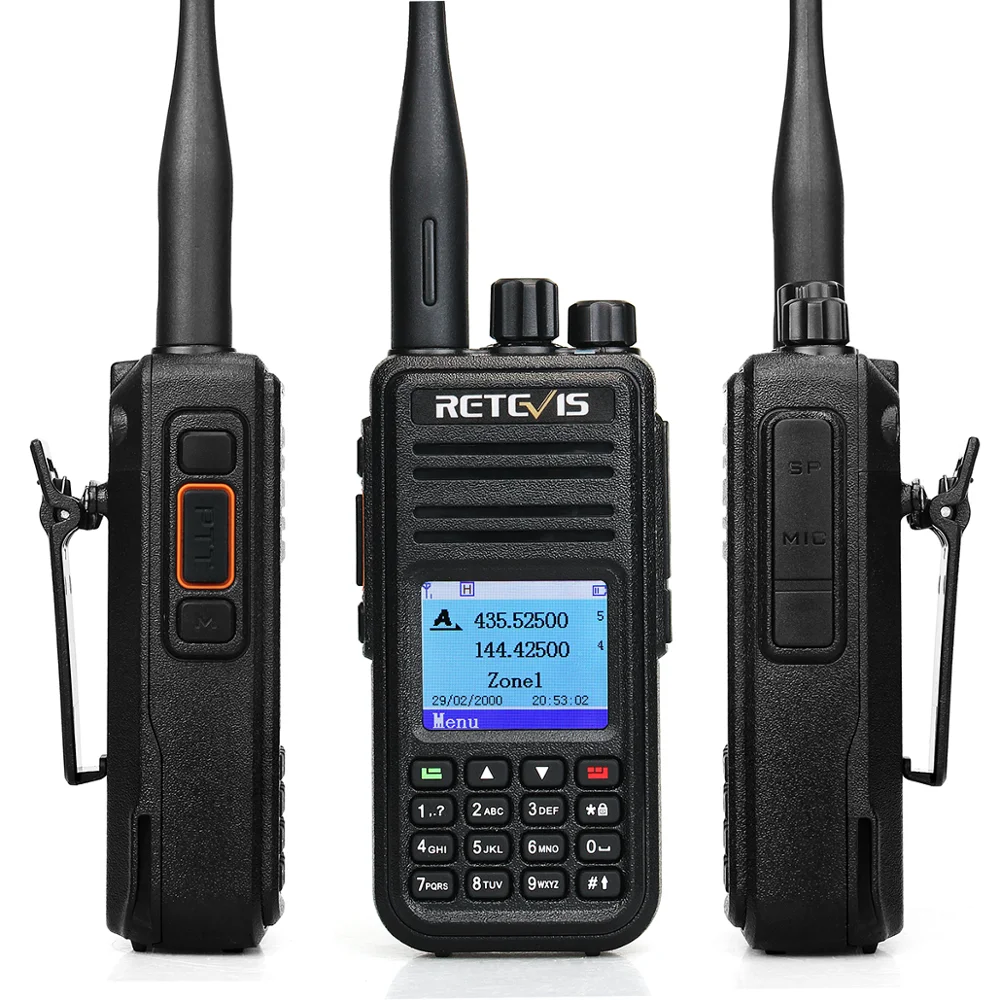 Retevis RT3s UHF//VHF 3000CH DMR CTCSS//DCS Analog Digital Two Way Radio US SHIP