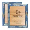 Rustic Wooden Picture Frames 8x10 Solid Wood and High Definition Real Glass for Wall Photo Frame