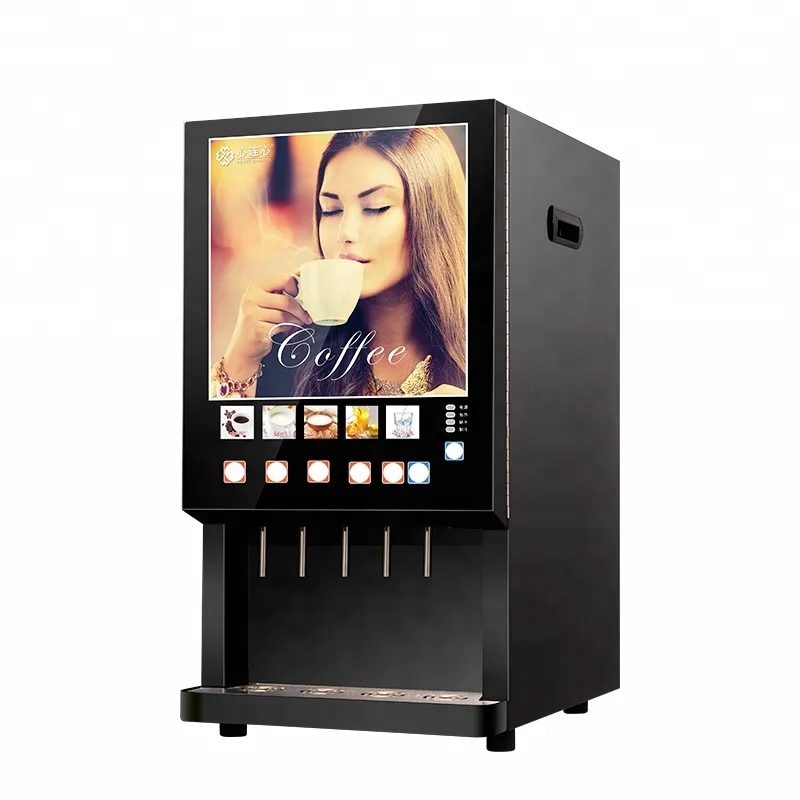 2018 New Design Instant Coffee Tea Drink Vending Machine Metal Instant