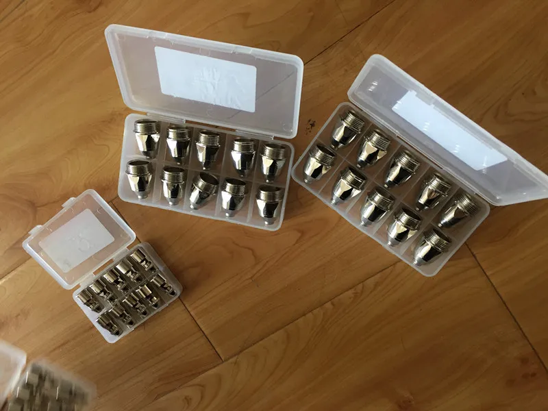 Plasma cutting nozzle and electrode used for P80 plasma cutting torch