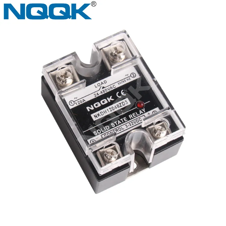 Ssr120da Dc To Ac 120a Ssr Single Phase Solid State Relay For Electric