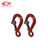 Painted forged steel swivel safety lifting large crane hook with lock