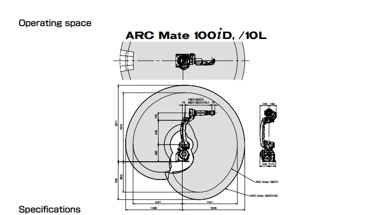 fanuc arc mate 100id