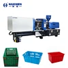 PP Plastic turnover box for farm product fruit vegetable storage basket making injection molding IMM machine Ningbo factory