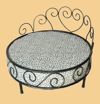 Metal Princess Dog Beds Round Frame Bed Handmade Metal Princess Dog Beds Round