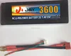2S1P 7.4V 3600mAH rc racing car hard case lipo battery pack