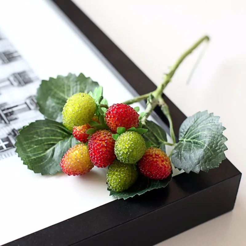 Super Star Artificial Plant Real Looking Strawberries