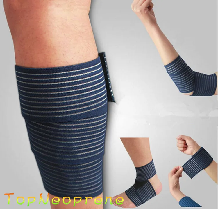 Sports Elastic Knee Ankle Elbow Wrist Support Wraps Compression Bandage