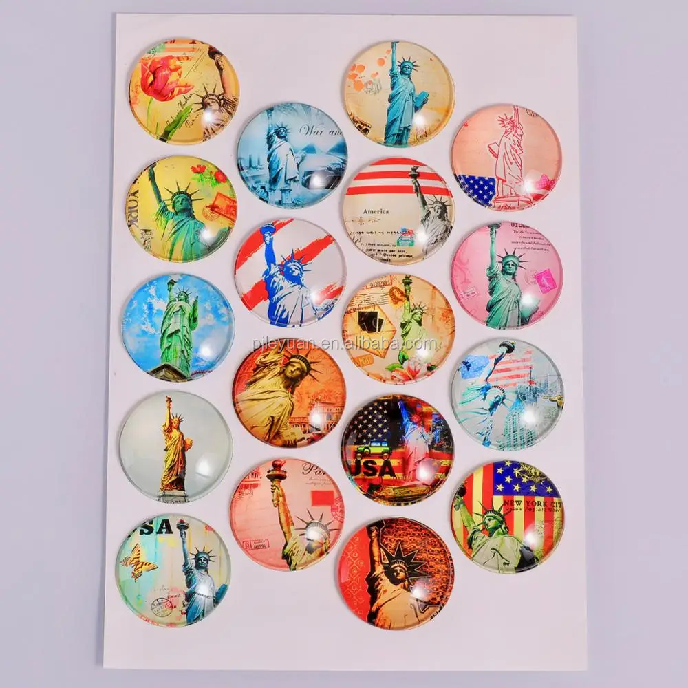 Wholesale Glass Country Souvenir Fridge For Different Countries