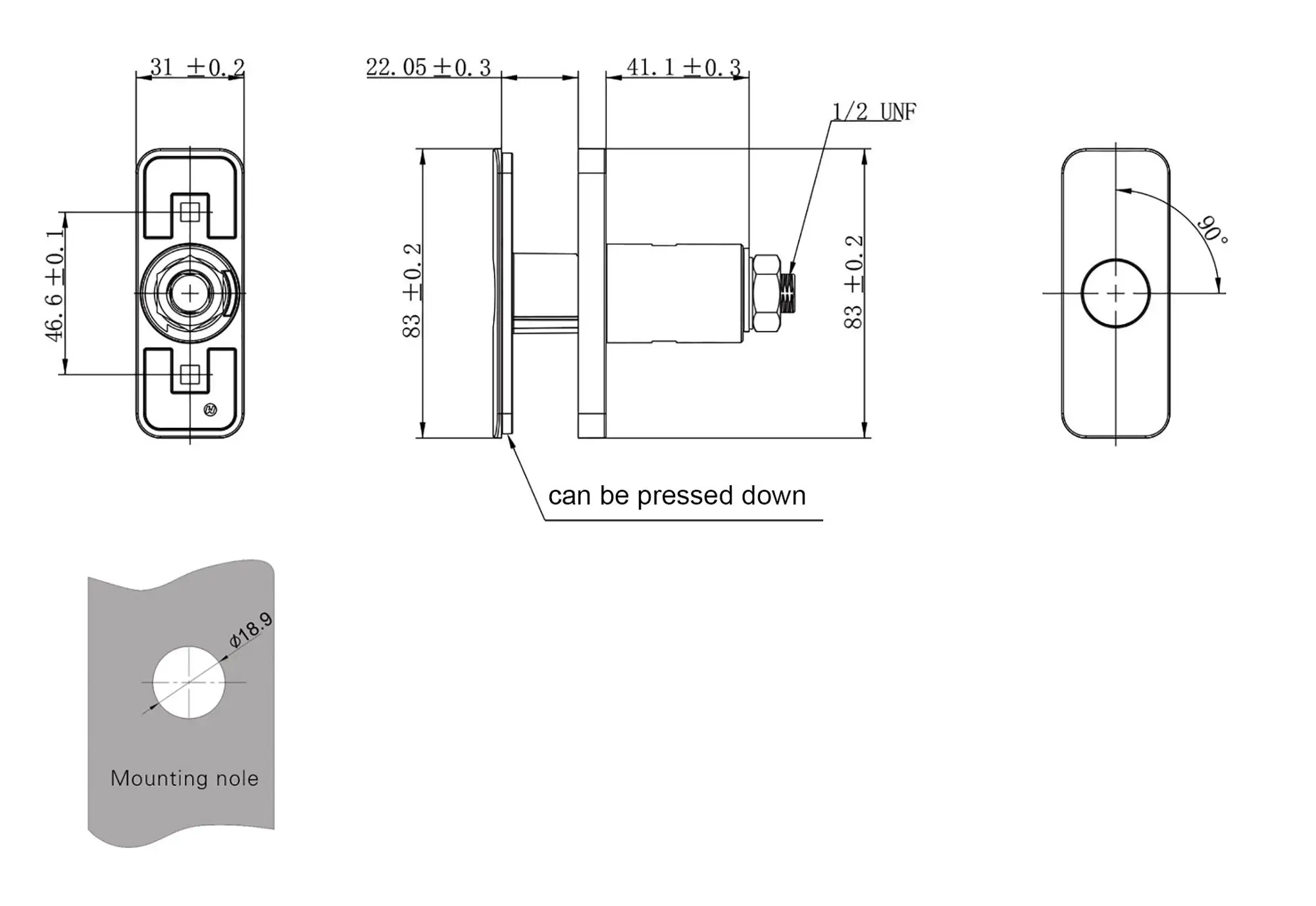 Mk220 Top Security Vending Machine Door Lock With Master Key Buy
