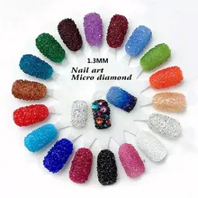 Nova 1440 Pcs Micro Diamante DIY Unhas Strass Cristal Apartamento de Volta Strass Hotfix não Cola Necessidade Decoração Da Arte Do Prego Cosméticos