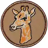 2018 High Quality Different Types of Cute Giraffe 3D custom embroidery patches