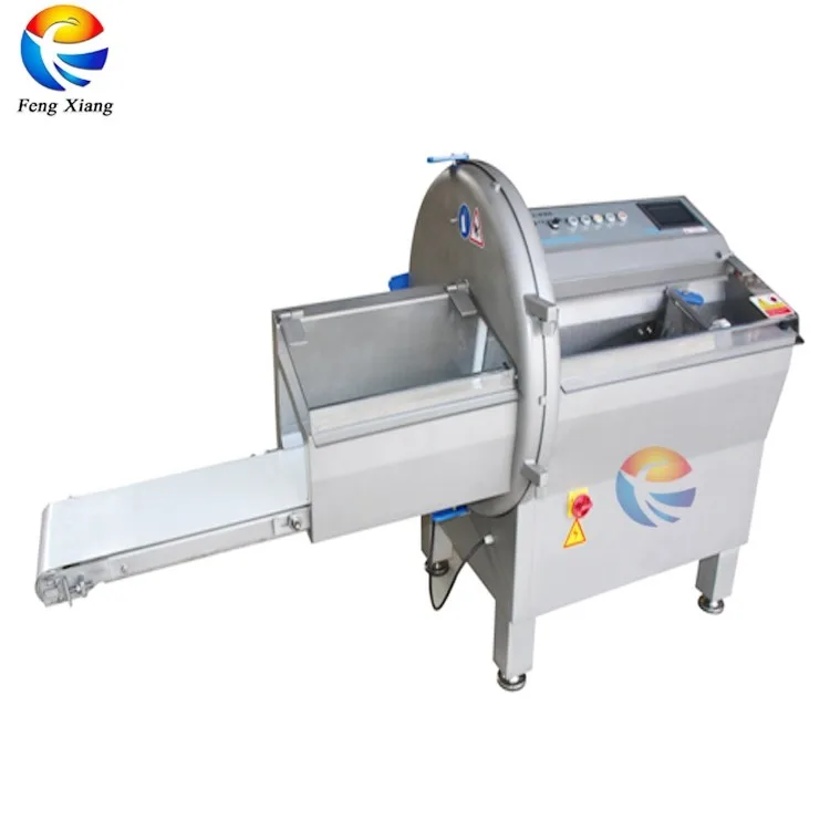 Electric Frozen Salami Bacon Cooked Chashu Meat Slicer Slicing Machine