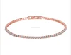 Dubai New Gold Chain Design Girls Tennis Bracelet With Rhinestone Women Accessories