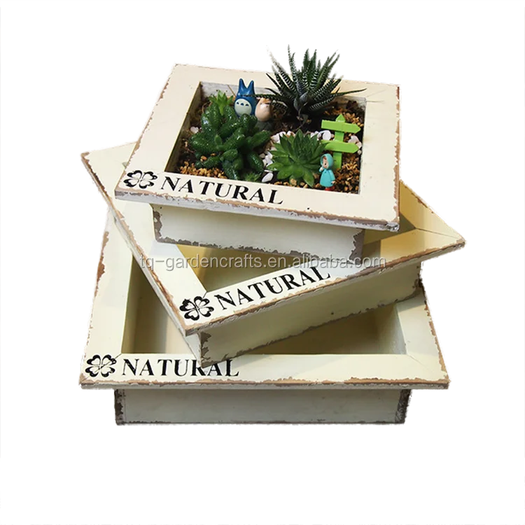 Wood Planter Pots