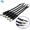 Factory Price Hot Sales 16 AWG Dc Male to Stripped Wire Power Cable 1.2M 2M 3M 5M