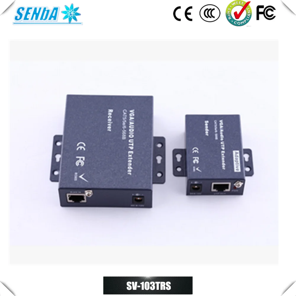 Audio Signal Splitter rj45 VGA Display max up to 300 meters VGA Extender 300 Meters