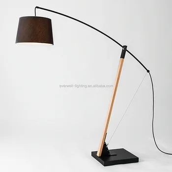 Oak Solid Wood Floor Light Modern Paper Lamp Shades For Floor