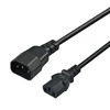 ICE VDE 3 Pin IEC Electric Cable AC Computer wire C14 Connector copper wire 4 way extension socket