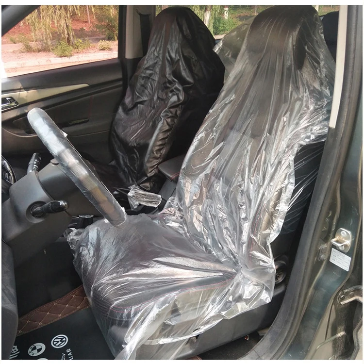 Zts017 Transparent Plastic Bags Paper Disposable Waterproof Car Seat Cover Buy Disposable