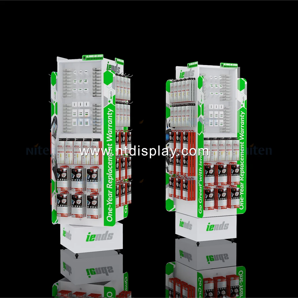 mobile phone accessories display racks