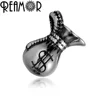 REAMOR 316l Stainless Steel Money Symbol Bag Beads Spacer Charm Beads DIY Beaded Bracelet Accessories For Jewelry Making