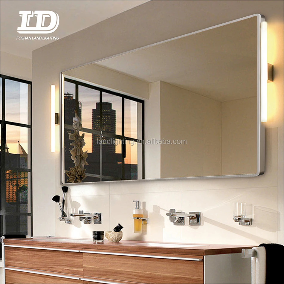 Artistry Hardware Custom Bathroom Wall Mirror With Metal Frame With ...