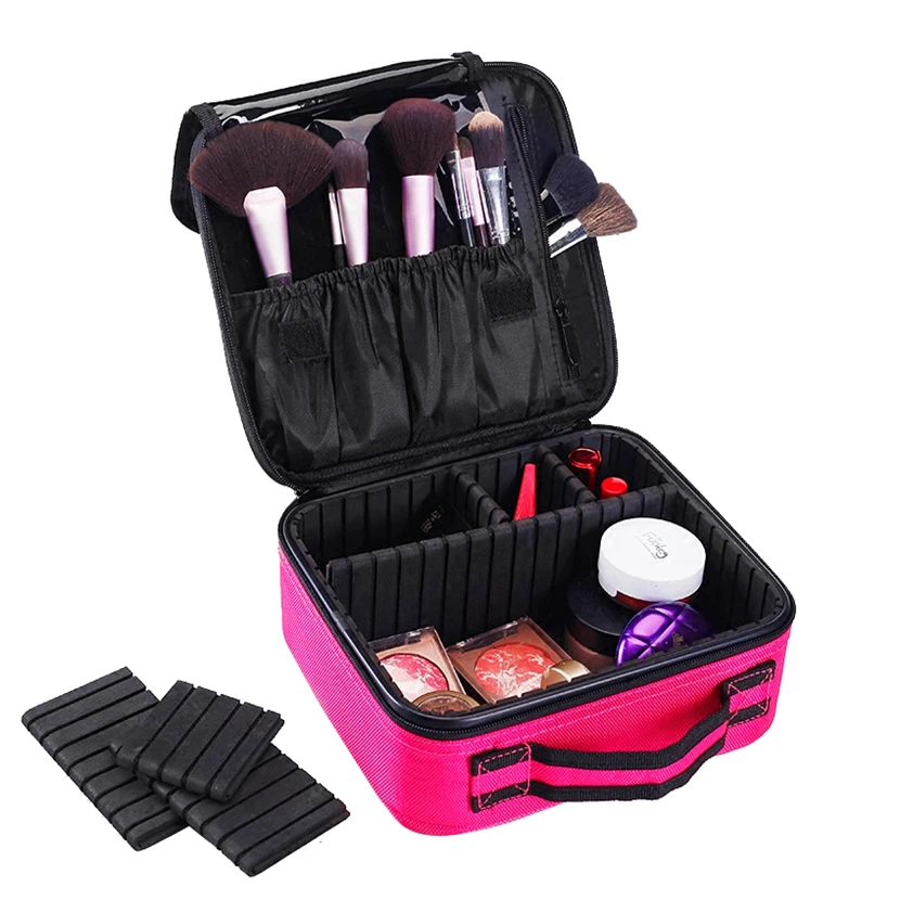ks-120 Toiletry Bag nylon Cosmetic Case Women Cosmetic Bag Travel Waterproof Necessary Beauty Brush Organizer Makeup Bags