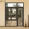 Design pre-finished internal modern grey interior swinging swing door kitchen bifold french door