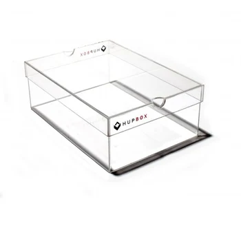 clear shoe box display