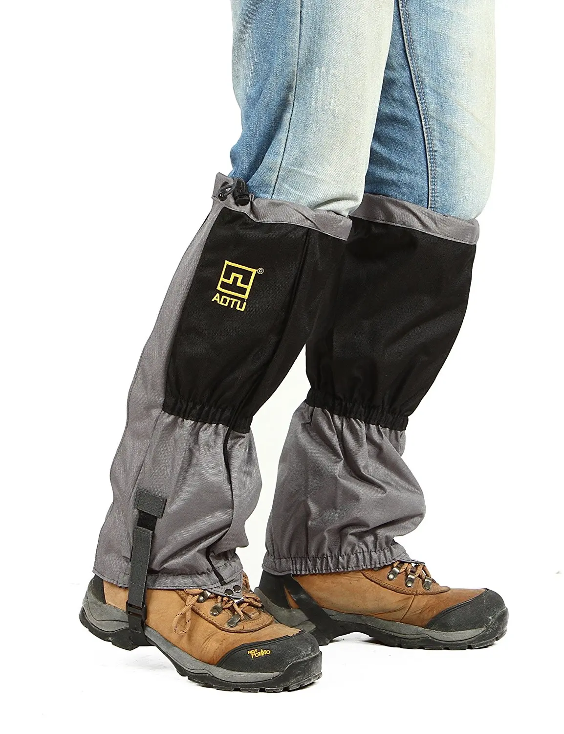 Waterproof Oxford Cloth Breathable Wraps Legging Boot Covers for Hiking,Ski,Climbing,Hunting,Walking,Snowboard LayOPO Leg Gaiters Snow Gaiters