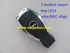 Mer 3 button smart key (433 mhz/NEC chip); Could be programmed via MB key prog2