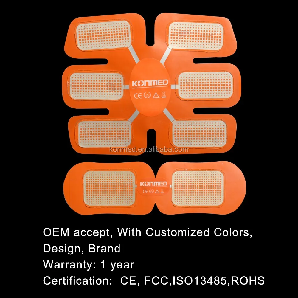 Wireless Tens Massage Electrotherapy Electrodes Pad Units For Belly And