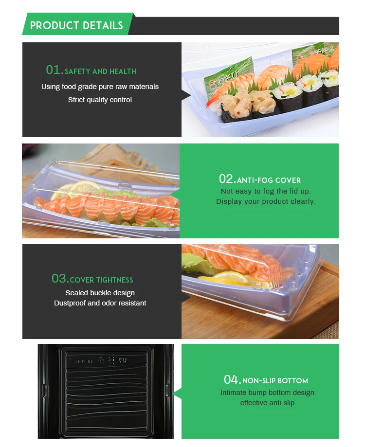 Disposable Plastic Sushi Container (bf40) Buy Disposable Plastic