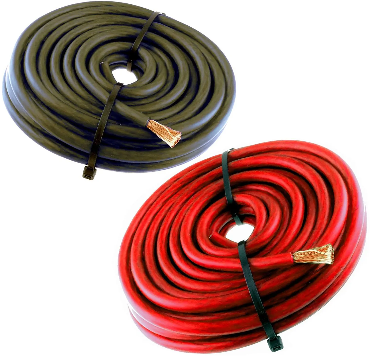 8 Gauge OFC Copper AWG RED Power Ground Wire Car Audio Amplifier