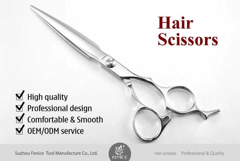 Hair Cutting Straight Scissors 6.5 Inch Barber Professional Salon Hairdressing Shears