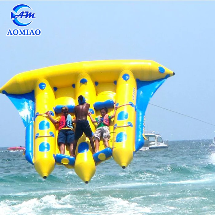 Foammaker Inflatable Towable Fly Fish Boat 3 5 6 Persons Banana Boat Flying Fish Tube 