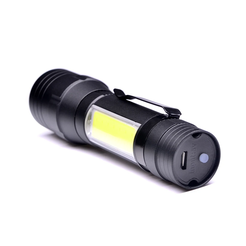 320lm 防水Usb 充电口袋变焦3w Xpe Cob 灯Led 铝制迷你手电手电筒带笔剪辑- Buy Led 手电筒适用于室内和室外野营紧急情况,cob 灯带开关,大功率闪光灯 320lm 防水Usb 充电口袋变焦3w Xpe Cob 灯Led 铝制迷你手电手电筒带笔剪辑- Buy Led 手电筒适用于室内和室外野营紧急情况,cob 灯带开关,大功率闪光灯