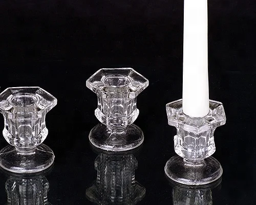 cheap clear candle holders